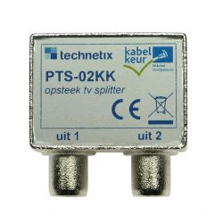 Technetix PTS-02KK TV-splitter met kabelkeur