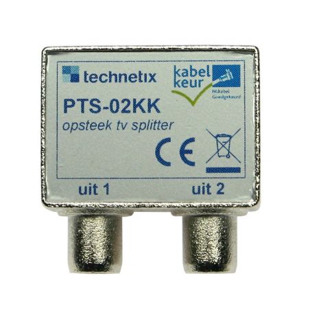 Technetix PTS-02KK TV splitter with cable approval