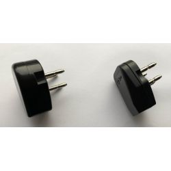 Q-link telephone plug 4-pin Black