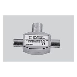 Profile PMU644 IEC Coax Splitter Plugin 2-Wege-TV-Splitter