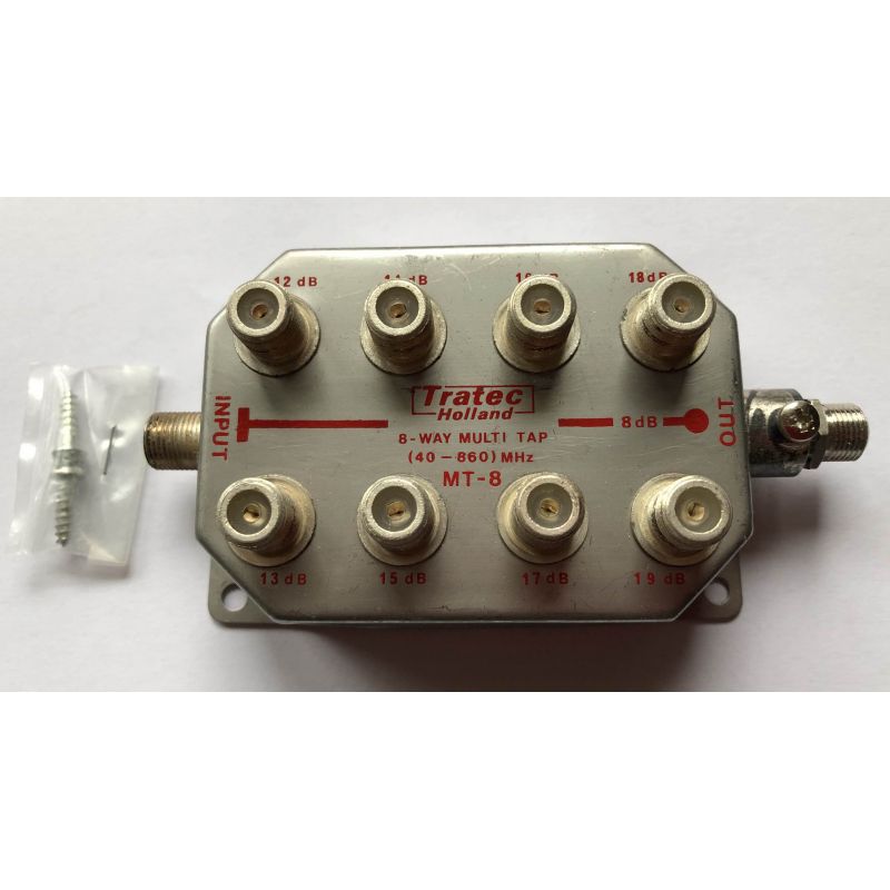 Tratec MT-8 8-Wege-Multi-Tap 40 - 860 MHz