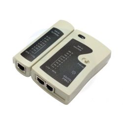 Cable Tester for telephone cables (RJ11-RJ12) and LAN network cables (RJ45)