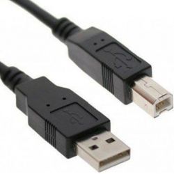 2 mtr. USB 2.0 cable A - B black