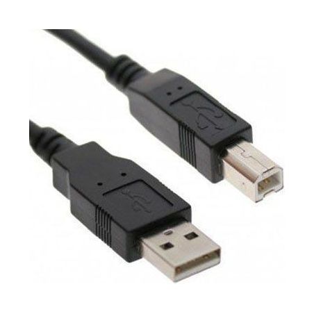 2 mtr. USB 2.0 kabel  A - B zwart