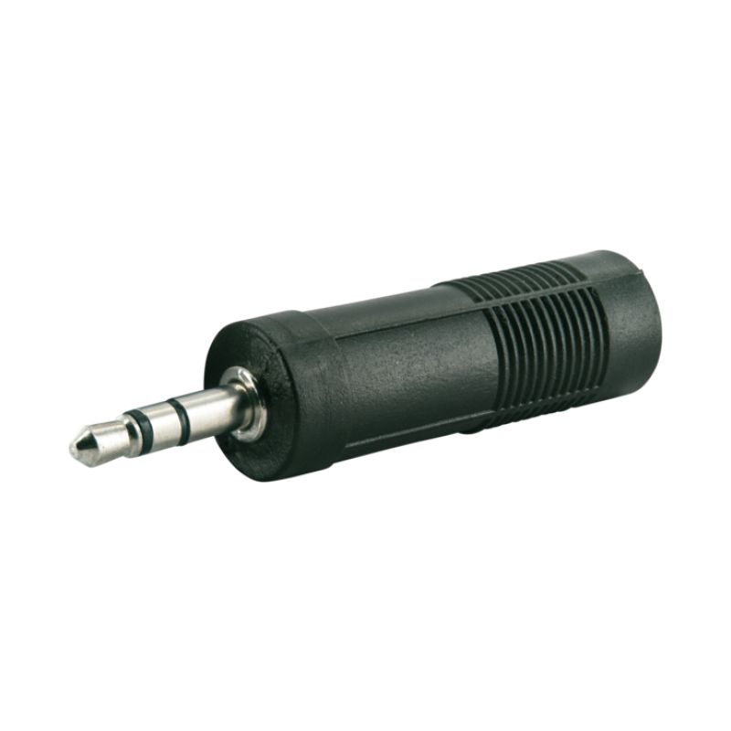 Schwaiger KHA - 533 AUDIO-adapter
Jackplug (3,5 mm) naar jackplug (6,3 mm)