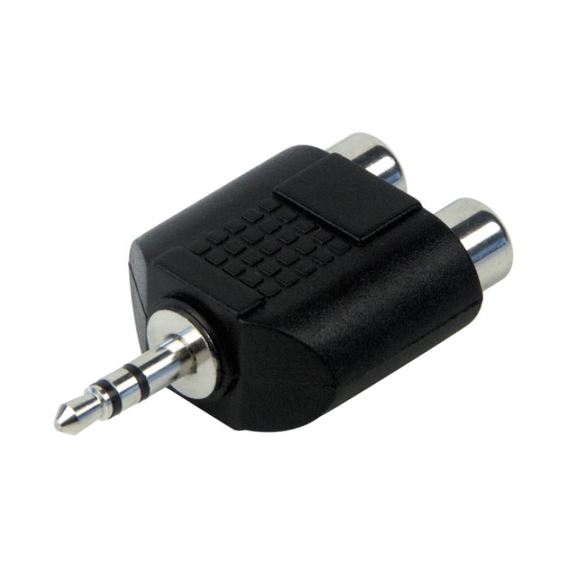 Schwaiger KHA4090 533 AUDIO adapter  Jack plug (3.5 mm) to 2 CINCH sockets