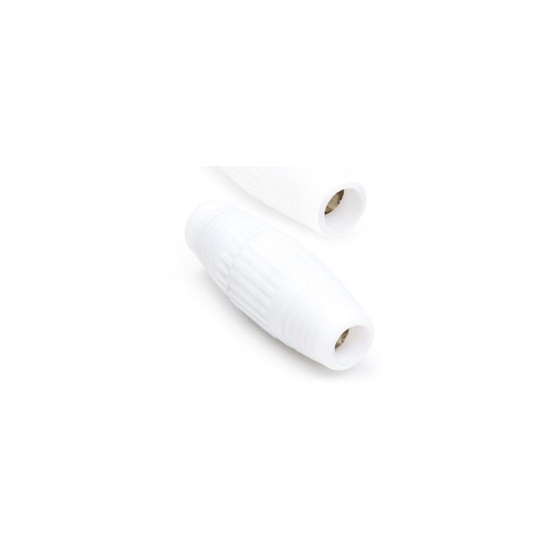Profile PMU646 Coax cable connector - white