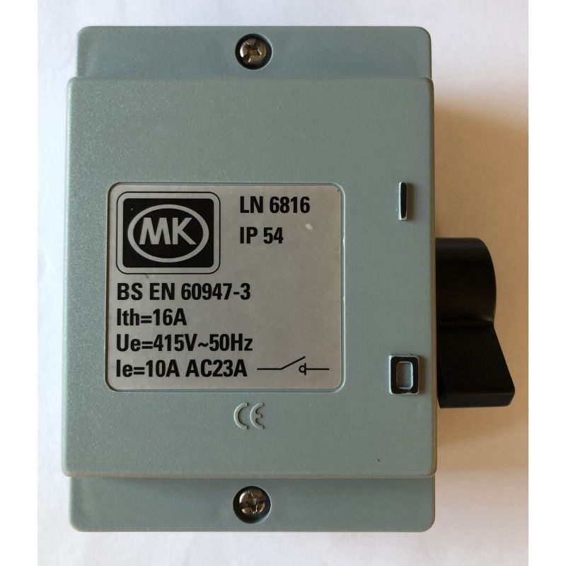 MK Electric - LN 6816 Isolator switch 3-pole 16A - 415V - 50Hz