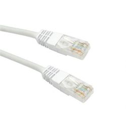 1 mtr. RJ45-UTP CAT5e cable straight - White,