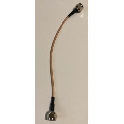 RG316 Cable Jumper Pigtail 14cm F type Male connector To F type Male connector