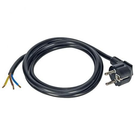 EGB - H05VV-F Câble de connexion appareil 3G 230V avec fiche coudée -1,5 mtr