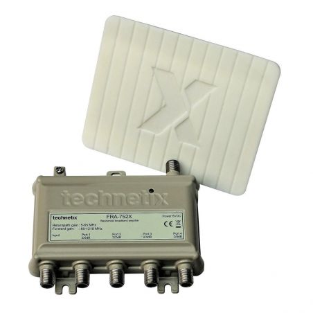 Technetix TN-FRA-752X Versterker 5 - 1218 Mhz 4 Uitgangen