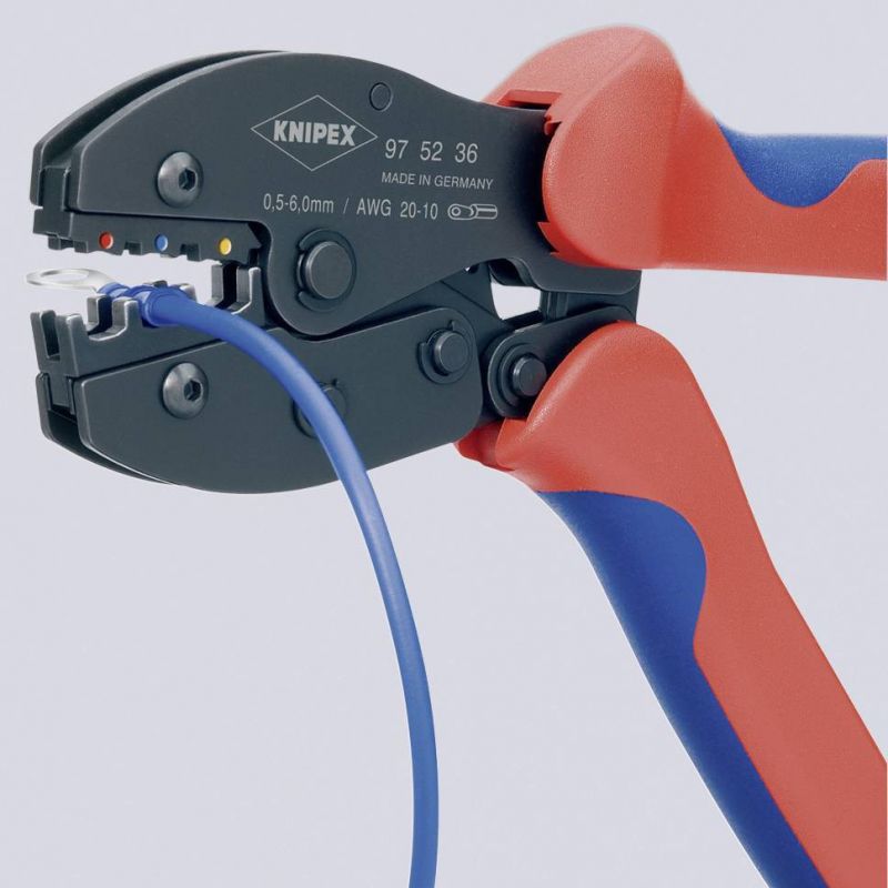 KNIPEX Crimpeinsatz für isolierte Kabelschuhe Steckverbinder 