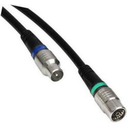 WISI DS37U0500 4G/LTE proof IEC (m) - IEC (v) coax cable - 5 meters