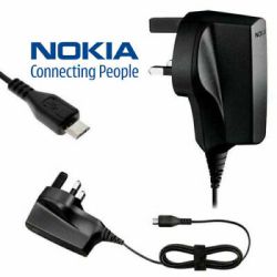 Nokia GSM-Heimladegerät AC-6X Micro USB (UK-Version)