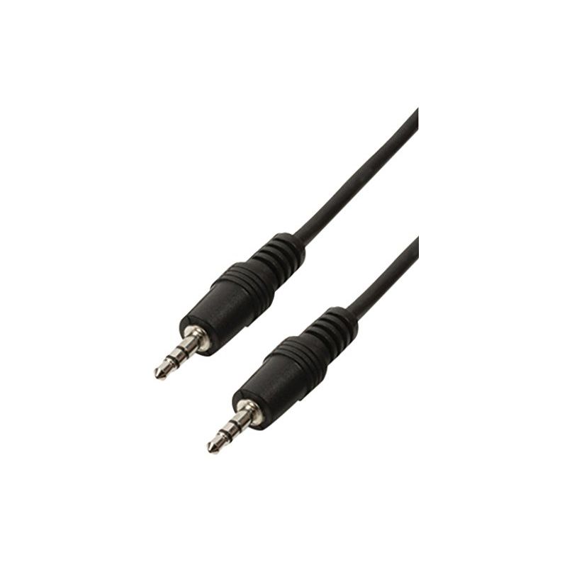 Valueline VLAP22000B50 Câble AUDIO stéréo fiche Jack mâle (3,5 mm) vers fiche jack mâle (3,5 mm) 5 m