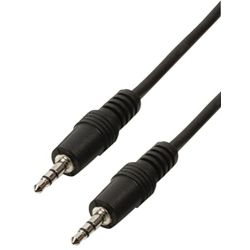 Valueline VLAP22000B30 Stereo AUDIO cable Jack plug male (3.5 mm) to jack plug male (3.5 mm) 3 m