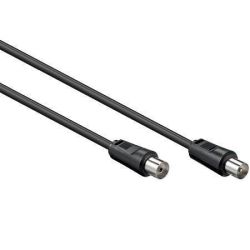 Basic Coax antenna cable CX-SB 5.0 mtr - color black.