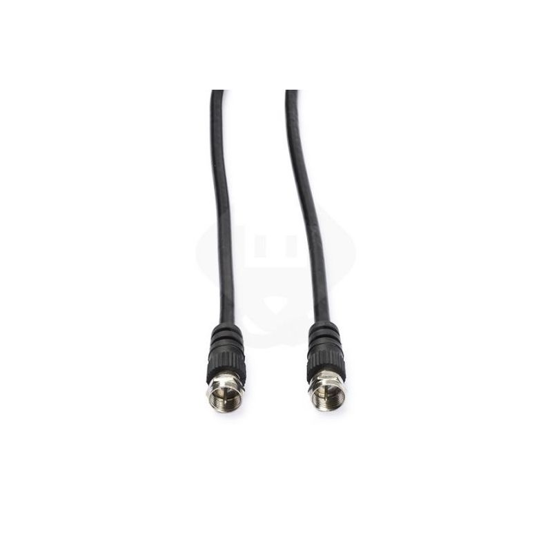 Cable-525/5 F Typ Koax-Verbindungskabel F (m) - F (m) / gerade - schwarz - 5 Meter