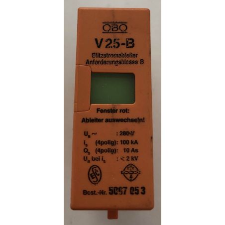 OBO Bettermann Overspanningsbeveiliging element Type: V 25-B 280V - 5097053