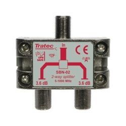 Tratec Technetix Répartiteur coaxial 2 voies SB-02+