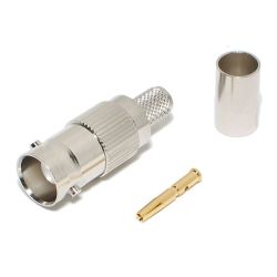 AMP BNC 134.575.2 Female BNC Connector for RG58 Coaxial Cable