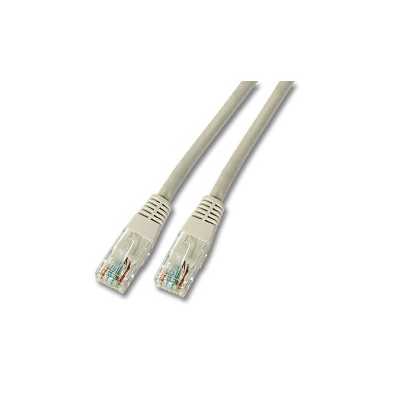 3 m. RJ45-UTP patch cable Straight shielded Cat 5e - Gray