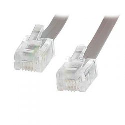 Câble modem Internet RJ11 ADSL 2 cœurs (6P2C) 30 cm