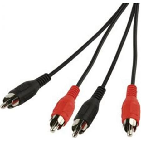 2x Tulip (RCA) stereo cable 2,5 meter
