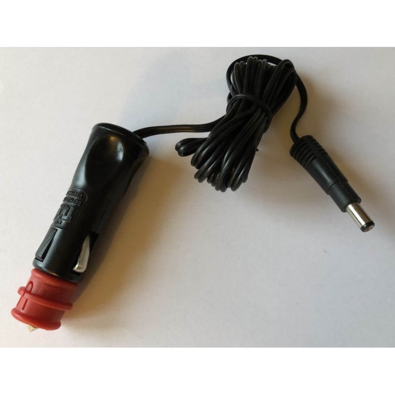 12V - Car charger for using / charging your car vacuum cleaner or flashlight etc.

